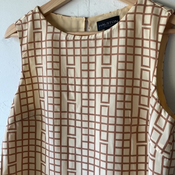 Haltson Lifestyle Silk Grid Blouse - Picture 2 of 8